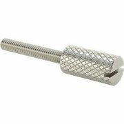 BSC PREFERRED Knurled-Head Thumb Screw Slotted Narrow 4-48 Thread Size 3/4 Long 91746A923